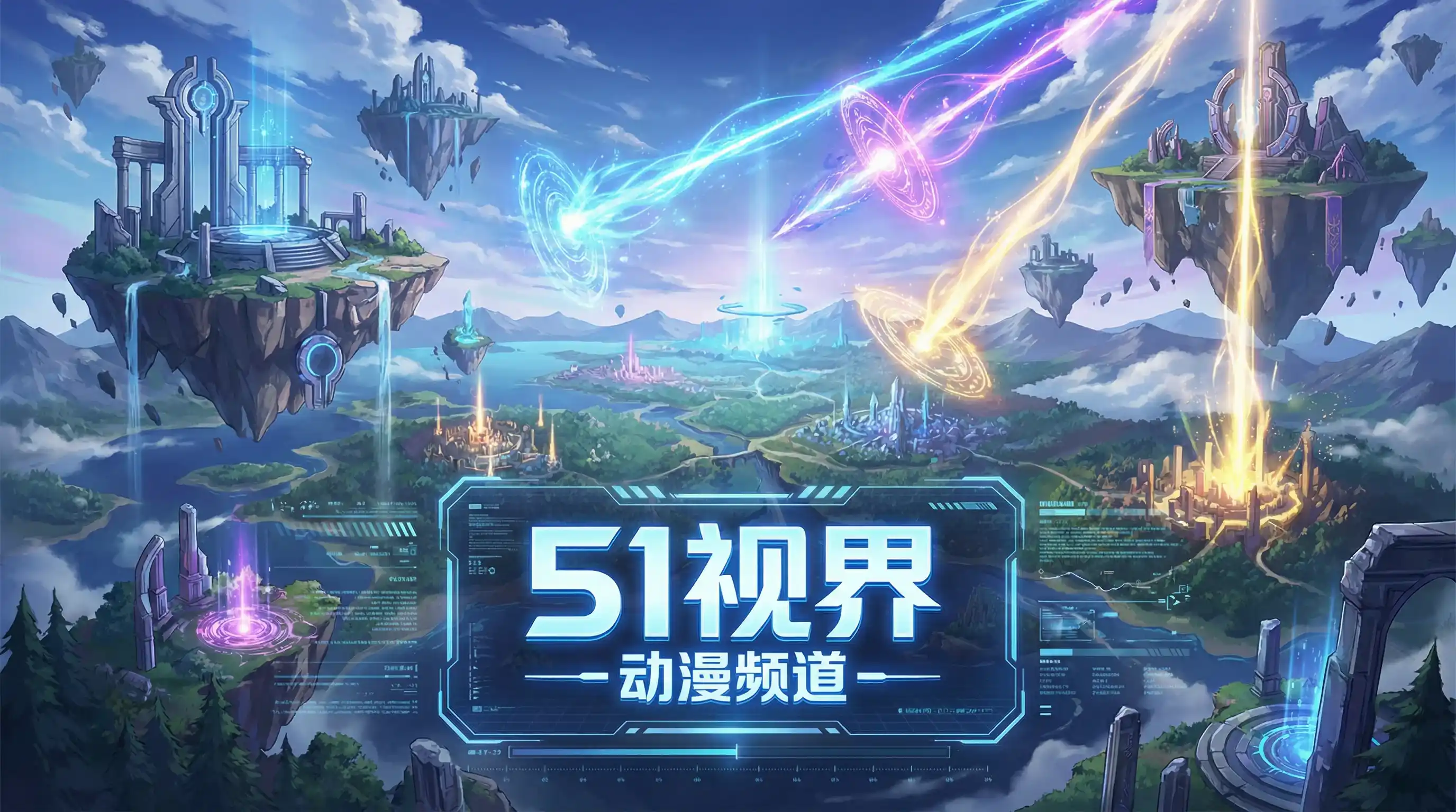 奇幻动漫世界浮空岛屿 - 51黑料 动漫资讯